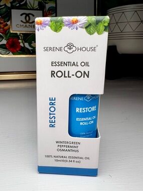 Serene House Restore Essential Oil Roll-On Wintergreen Peppermint Osmanthus